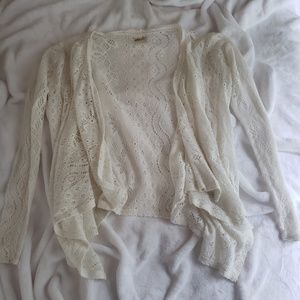 Hollister lace cardigan
